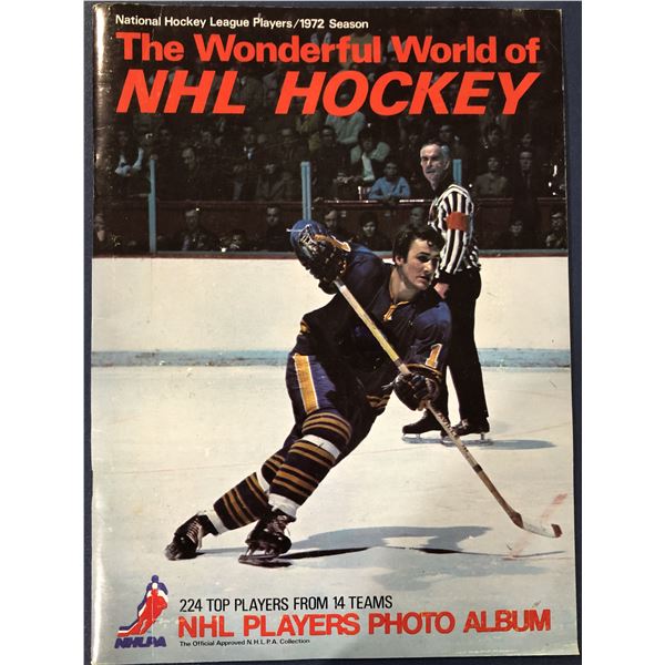1972 NHL STICKERS SET WITH ALBUM