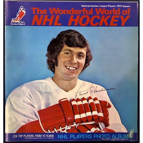 1973 NHL STICKERS SET WITH ALBUM