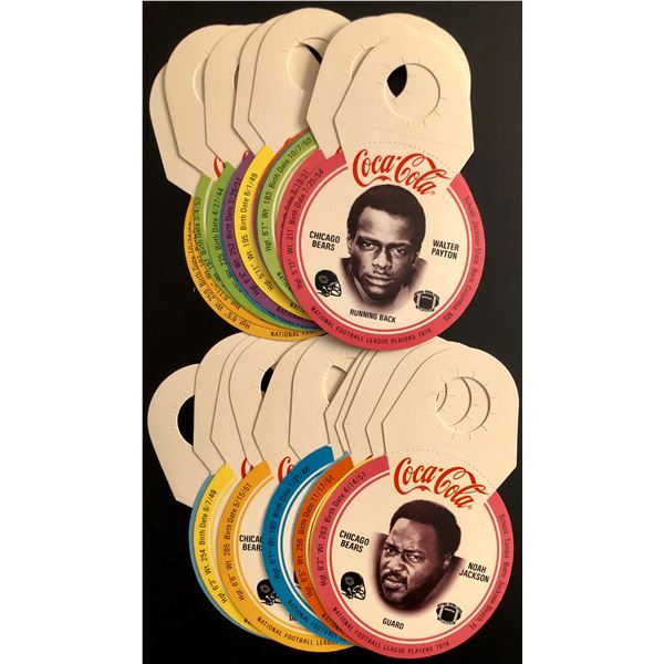 1976 COCA-COLA CHICAGO BEARS DISCS COMPLETE SET