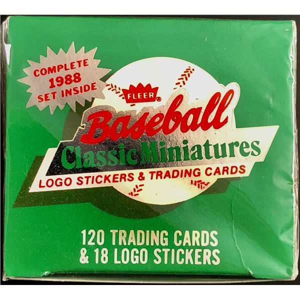 1988 FLEER BASEBALL CLASSIC MINIS BOX SET