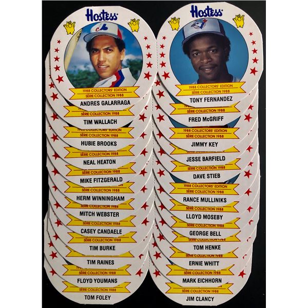 1988 HOSTESS POTATO CHIPS TORONTO BLUE JAYS COMPELTE SET