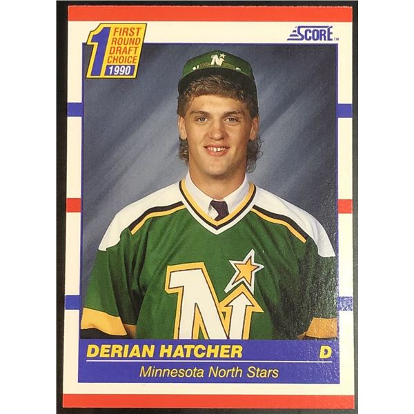 1990-91 SCORE DERIAN HATCHER ROOKIE CARD