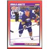 1992 SCORE DONALD AUDETTE ROOKIE CARD