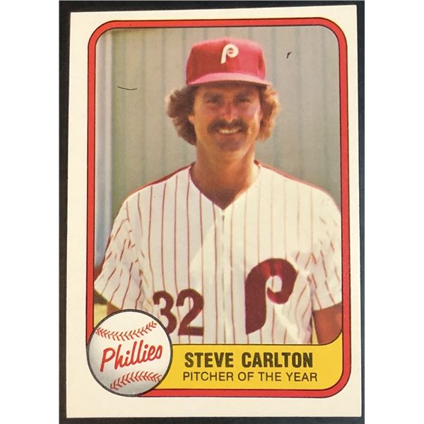 1981 FLEER STEVE CARLTON (HOF)