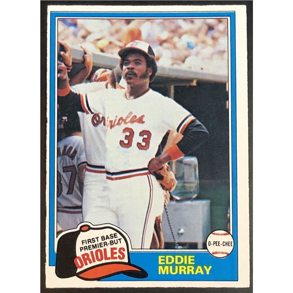 1981 O-PEE-CHEE EDDIE MURRAY (HOF)
