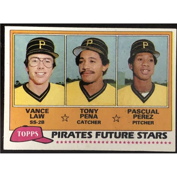 1981 TOPPS TONY PENA ROOKIE CARD