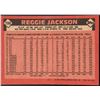 Image 2 : 1986 TOPPS REGGIE JACKSON (HOF)