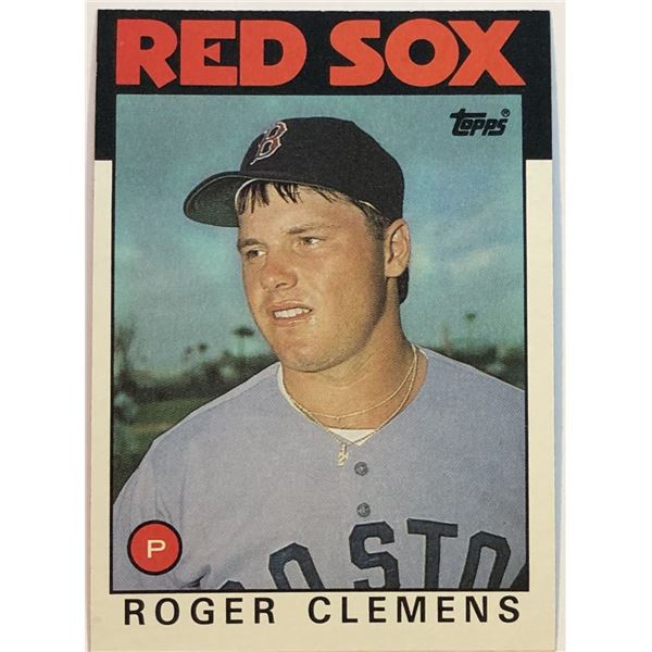1986 TOPPS ROGER CLEMENS