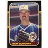 1987 DONRUSS MARK EICHHORN ROOKIE CARD
