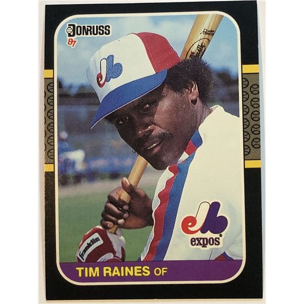 1987 DONRUSS TIM RAINES (HOF)