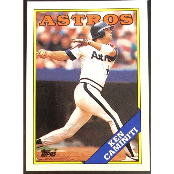 1988 TOPPS KEN CAMINITI ROOKIE CARD