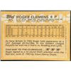 Image 2 : 1988 TOPPS ROGER CLEMENS