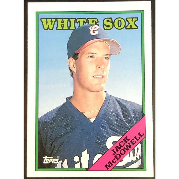 1988 TOPPS TRADED JACK McDOWELL ROOKIE CARD