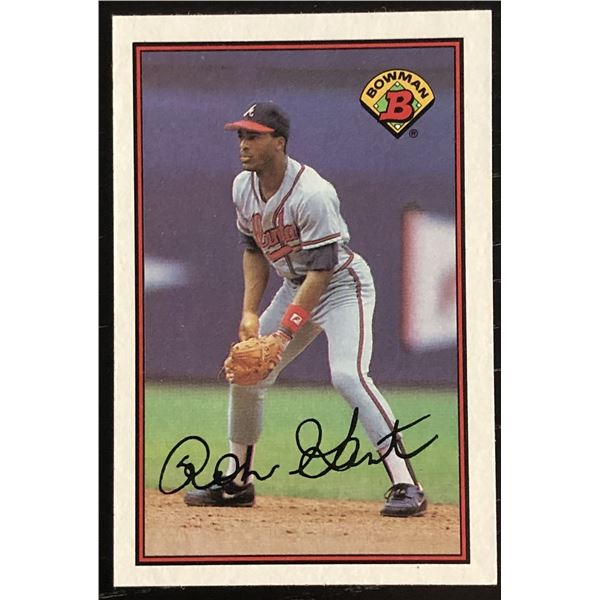 1989 BOWMAN RON GANT ROOKIE CARD