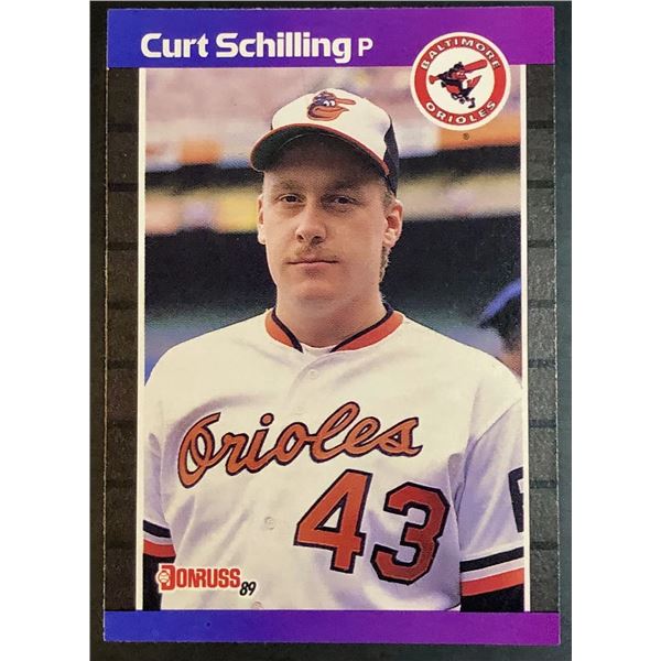 1989 DONRUSS CURT SCHILLING ROOKIE CARD