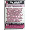 Image 2 : 1977 TOPPS JIM LANGER (HOF)