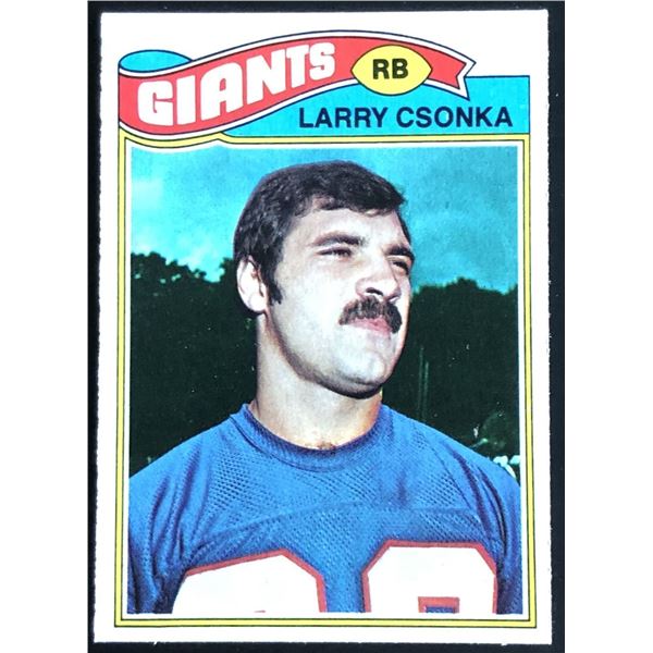 1977 TOPPS LARRY CSONKA (HOF)