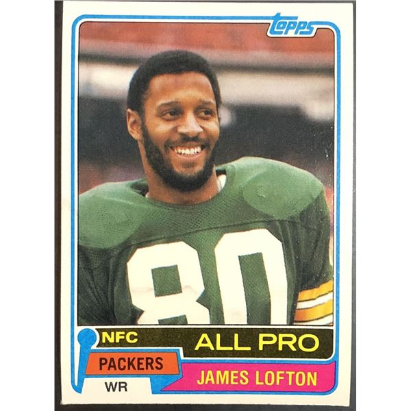 1981 TOPPS JAMES LOFTON (HOF)