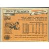 Image 2 : 1981 TOPPS JOHN STALLWORTH (HOF)