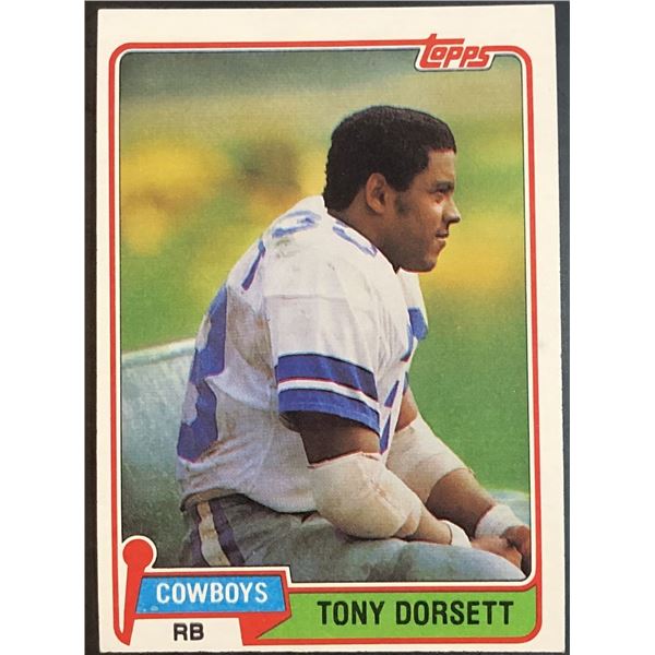 1981 TOPPS TONY DORSETT (HOF)