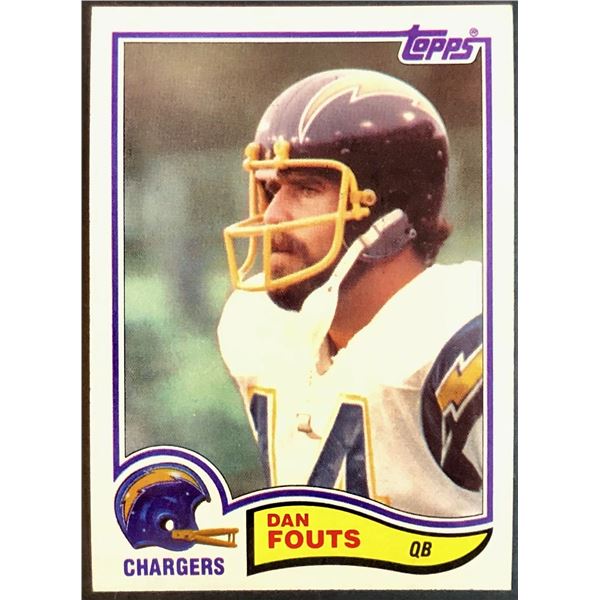 1982 TOPPS DAN FOUTS