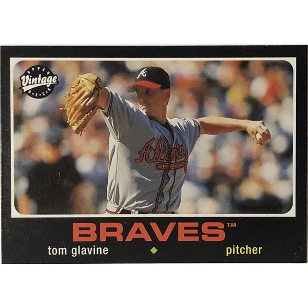 2002 UPPER DECK VINTAGE TOM GLAVINE (HOF)