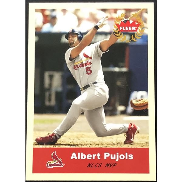 2005 FLEER ALBERT PUJOLS (HOF)