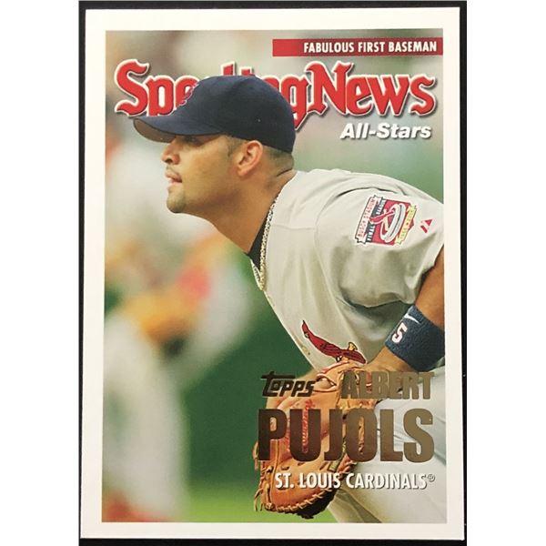 2005 TOPPS ALBERT PUJOLS (HOF)