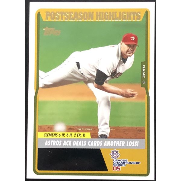 2005 TOPPS ROGER CLEMENS