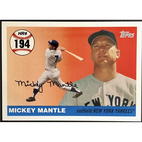 2007 TOPPS MICKEY MANTLE (HOF)