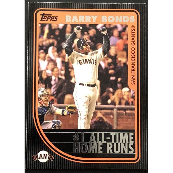 2007 TOPPS BARRY BONDS