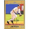 2007 TOPPS GOLD DEREK JETER (HOF)
