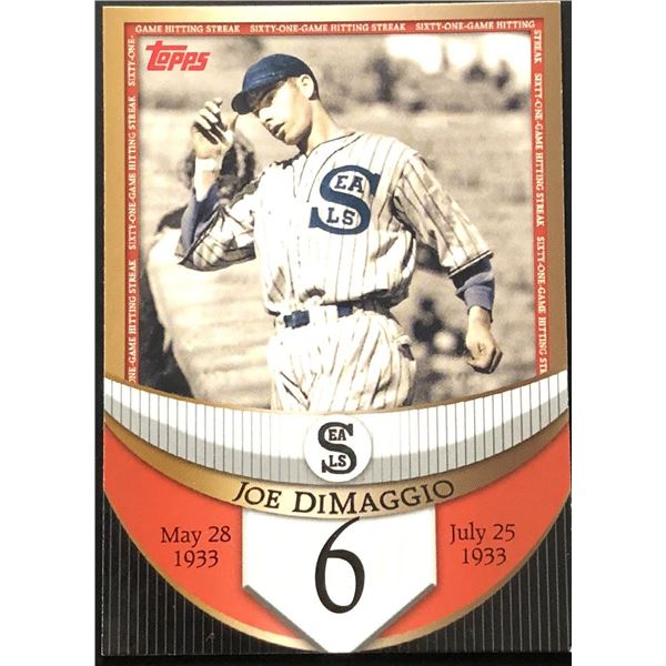 2007 TOPPS JOE DiMAGGIO (HOF)