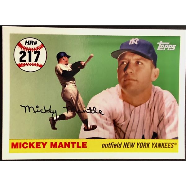 2007 TOPPS MICKEY MANTLE (HOF)