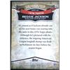 Image 2 : 2010 TOPPS REGGIE JACKSON (HOF)