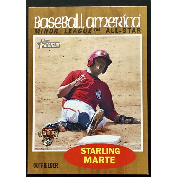 2011 TOPPS STARLING MARTE ROOKIE CARD