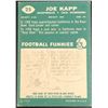 Image 2 : 1960 O-PEE-CHEE JOE KAPP (HOF) ROOKIE CARD