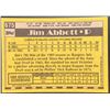 Image 2 : 1990 TOPPS JIM ABBOTT ROOKIE CARD