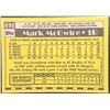 Image 2 : 1990 TOPPS MARK McGWIRE