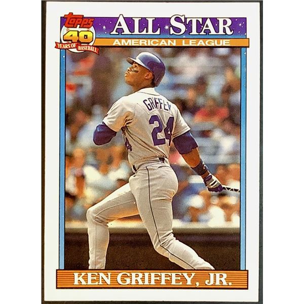 1991 TOPPS KEN GRIFFEY JR. (HOF)