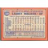 Image 2 : 1991 TOPPS LARRY WALKER (HOF) ROOKIE CARD