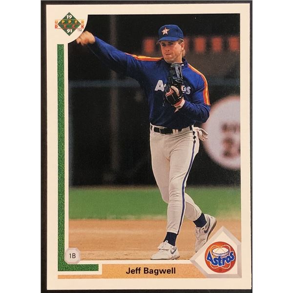 1991 UPPER DECK JEFF BAGWELL ROOKIE CARD