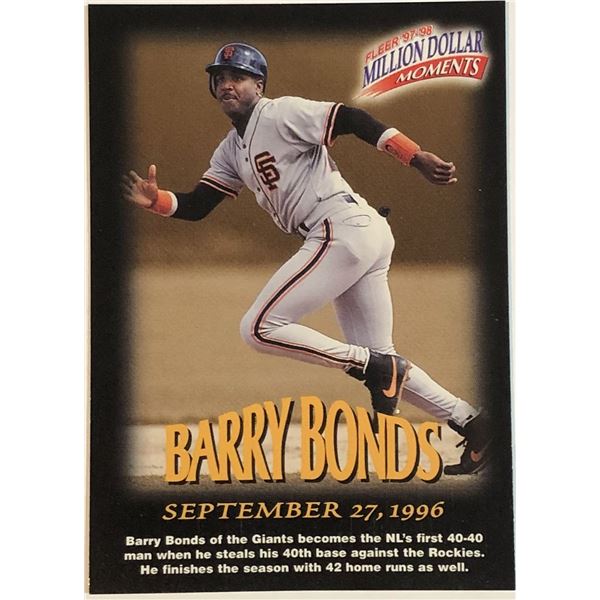 1997 FLEER BARRY BONDS