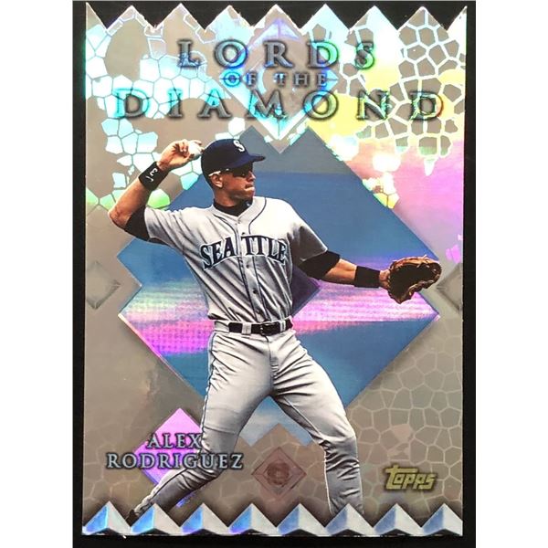 1999 TOPPS DIE CUT ALEX RODRIGUEZ
