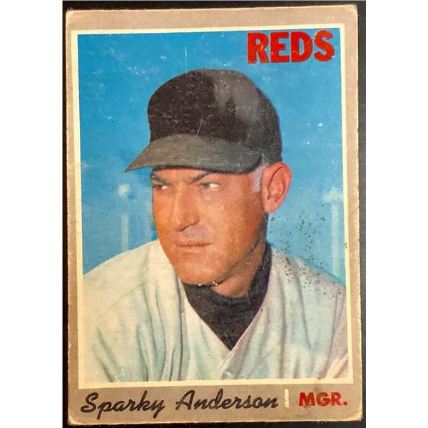 1970 O-PEE-CHEE SPARKY ANDERSON (HOF)