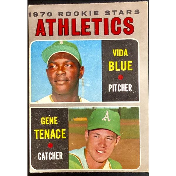 1970 O-PEE-CHEE VIDA BLUE / GENE TENACE ROOKIE CARD