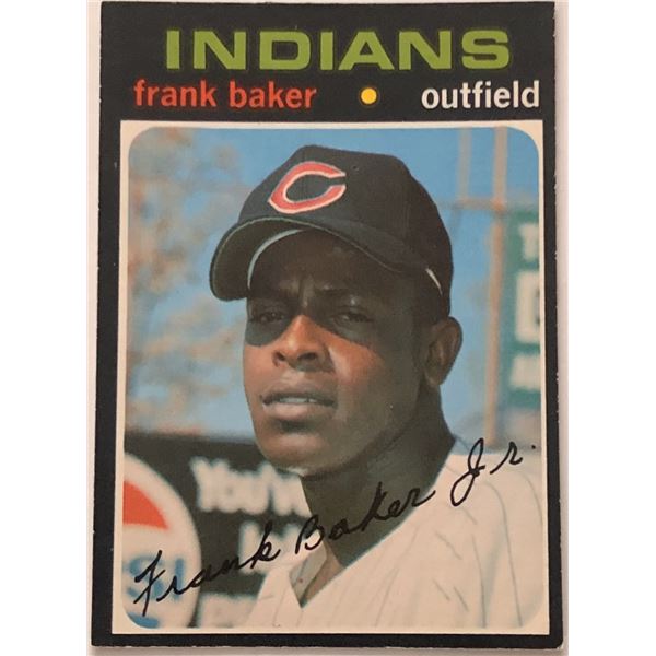 1971 O-PEE-CHEE HI-NUMBER FRANK BAKER