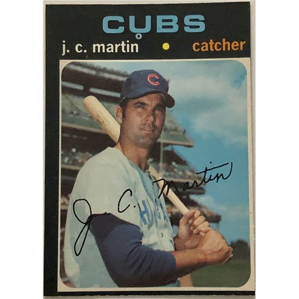 1971 O-PEE-CHEE HI-NUMBER J.C. MARTIN