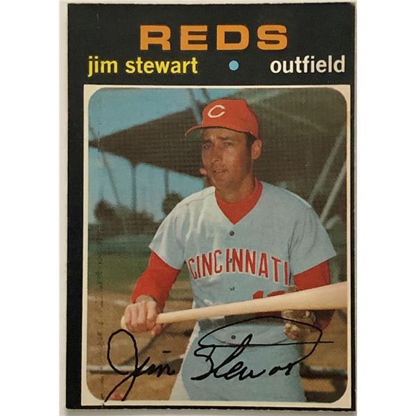 1971 O-PEE-CHEE HI-NUMBER JIM STEWART