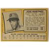 Image 2 : 1971 O-PEE-CHEE HI-NUMBER JOSE MARTINEZ